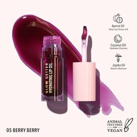 Moira Lip Oil Glow Getter Hydrating Lip Oil Berry