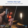 WUBEN X4 EDC Flat Flashlight with RGB Light, 1500 Lumens