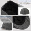 Gisdanchz Wool Winter Hat Tweed Flat Cap Men's Women's Flat