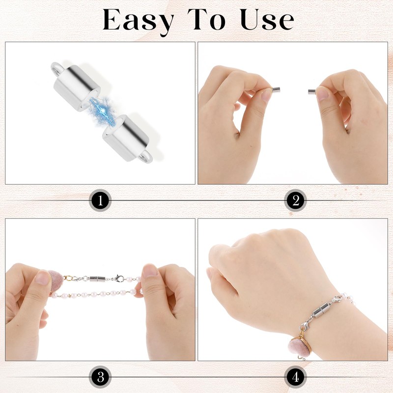 Magnetic Necklace Extender, Magnetic Necklace Clasps and Closures with Extender