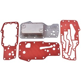 Flynsu Engine Oil Cooler w/Gaskets Replacement for 2003-2007 Dodge Ram 2500 3500 5.9L Cummins 6BT Diesel 3959031 3902434 3903375
