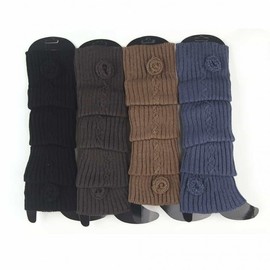 Women's Fashion Knit Leg & Foot Warmers - 3 Pairs Assorted