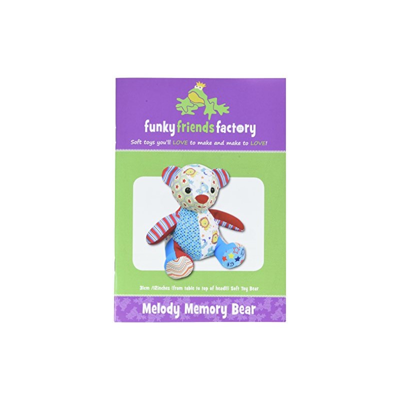 Funky Friends Factory Melody Memory Bear Sewing Pattern