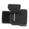 G1/2 Shut Off Valve Brass Water Control Valve Black Shower