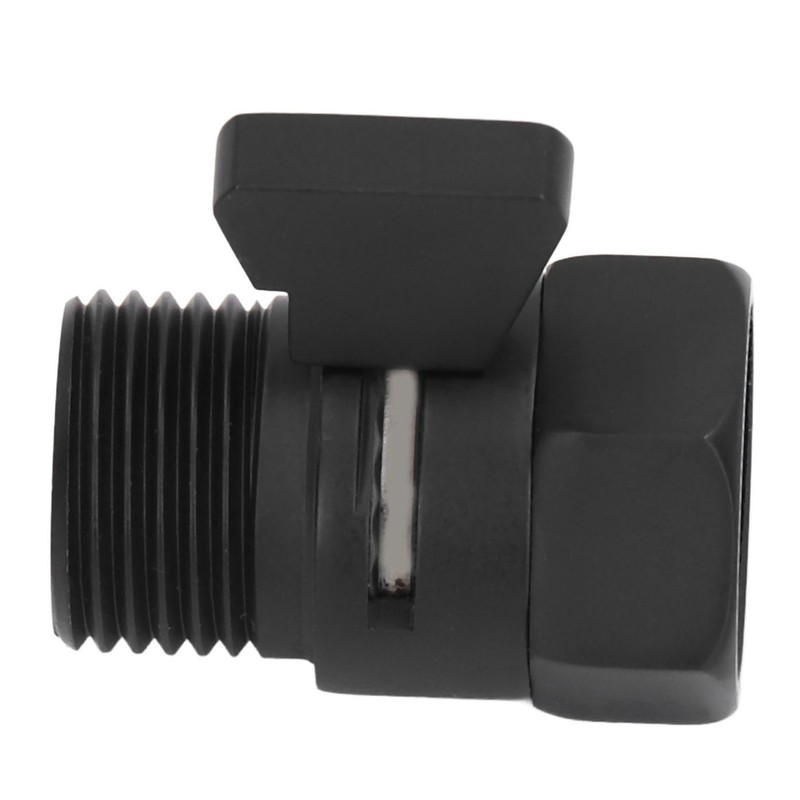 G1/2 Shut Off Valve Brass Water Control Valve Black Shower
