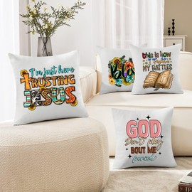 10 Sheets Jesus Iron On Decal Heat Transfers Patches for Clothing T-Shrits Jackets Faith Iron On Transfer Vinyl Sticker Design Washable Decoration Applique DIY Crafts