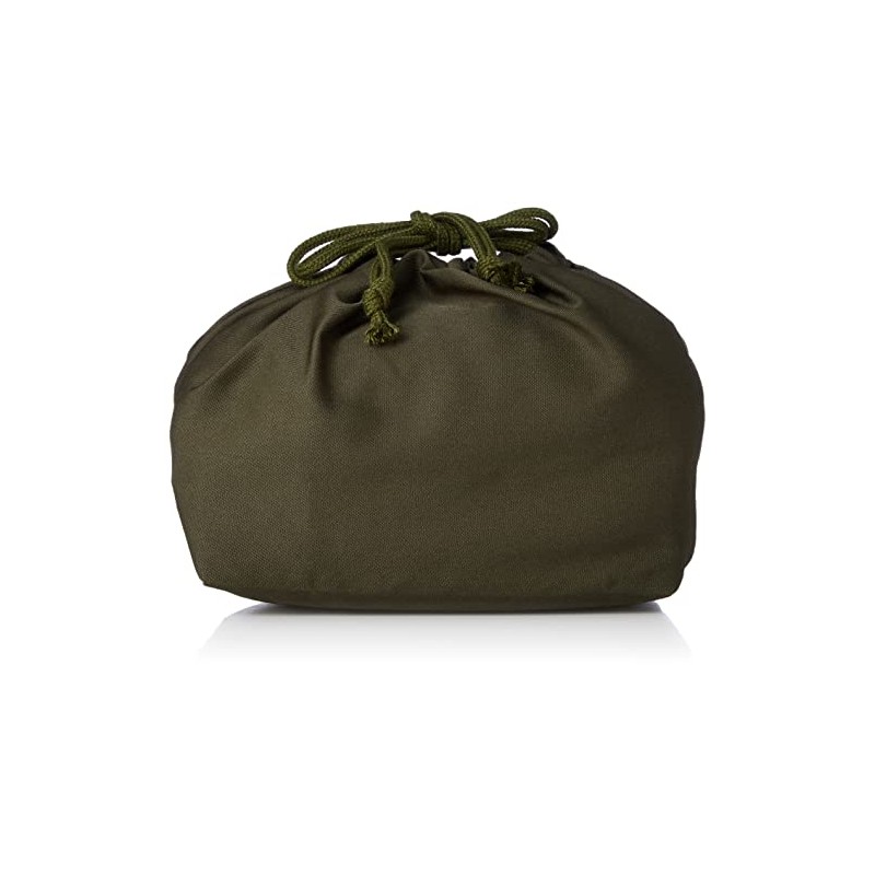 Tatsumiya Krenze Antibacterial Lunch Drawstring Bag, Made in Japan, Moss