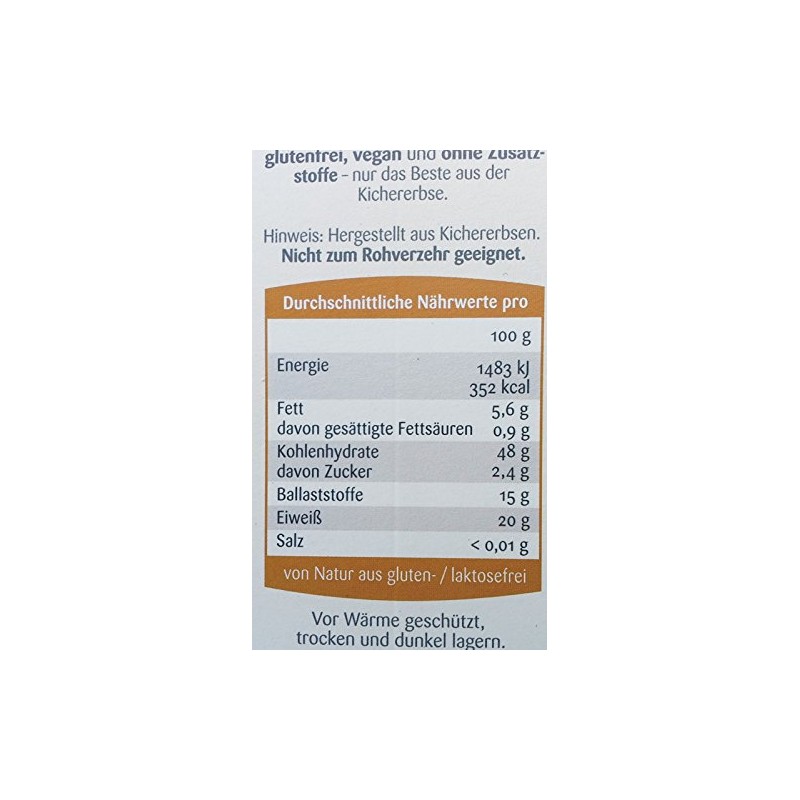 Müllers Mühle Chickpeas Flour 400g