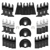 Jerbor Saw Blades Kit 28-Piece Multitool Oscillating Tool Accessory for