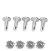 200PCS Self Drilling Screws 304 Stainless Steel Round Head Drill