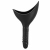 Female Urination Device for Standing Convenience – Black Portable Silicone