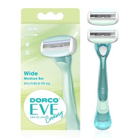 Dorco EVE Creamy Razor, 1 pack, 1 pack / 도루코 EVE 크리미 면도기, 1개, 1개입