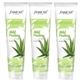 Shakat Body Peeling Gel 310ml Aloe 3pcs / 샤카트 바디 필링젤 310ml 알로에 3개