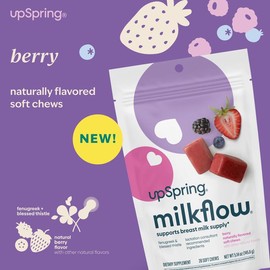 Milkflow® Breastfeeding Soft Chews, Berry Flavor, 28 Ct
