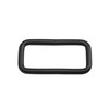 Wuuycoky 2" Inner Length Black Rectangle Rings Loop Ring No