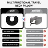 CPCOIN Travel Neck Pillows for Airplanes Stuffable Neck Pillow for
