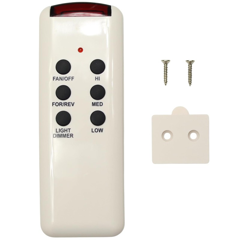 CHQ8BT7053T Ceiling Fan Remote 4 Dip Switches, 3 Speed +