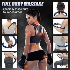 Bastón de masaje de punto gatillo para alivio de espalda, cuello y hombros, herramienta de auto-masaje de tejido profundo para nudos musculares, bastó