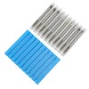 10pcs Thread Tap Set Straight Flute HighSpeed Steel Machine Tap