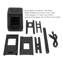 Garsent Digital Film and Slide Scanner, Slide and Film Viewer with 2.0 Inch LCD Screen, Converts 135 110 126 and Super 8 Movies, Slides, Negatives into Digital JPG Photos, Can Be Used