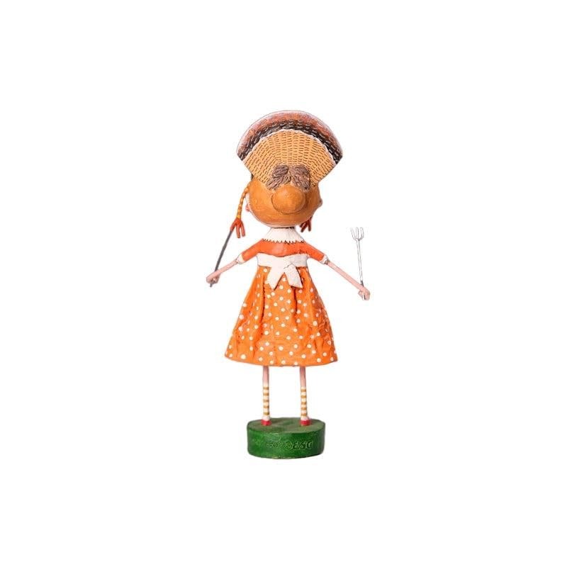 ESC and Company Turkey Time Thanksgiving Girl by Lori Mitchell