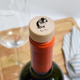 19mm 'English Springer Spaniel' Wooden Bottle Stopper/Cork (BS00026759)