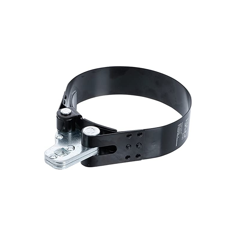 BGS Oil Filter Strap Wrench, XL 125 – 57 mm