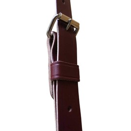 Outfitters Supply Classic Canvas & Leather Horse or Mule Feedbag, Handmade in Montana USA Leather, Adjustable Strap, Solid Leather Bottom with Leather Side Ventilation