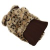 Pet Leopard Print Cloak Cute Retro Stylish Puppy Plush Jacket