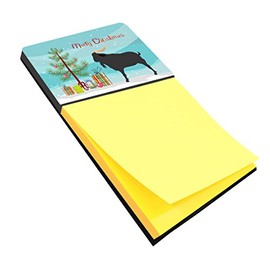 Caroline's Treasures Verata Goat Christmas Sticky Note Holder, Multicolor (BB9249SN)