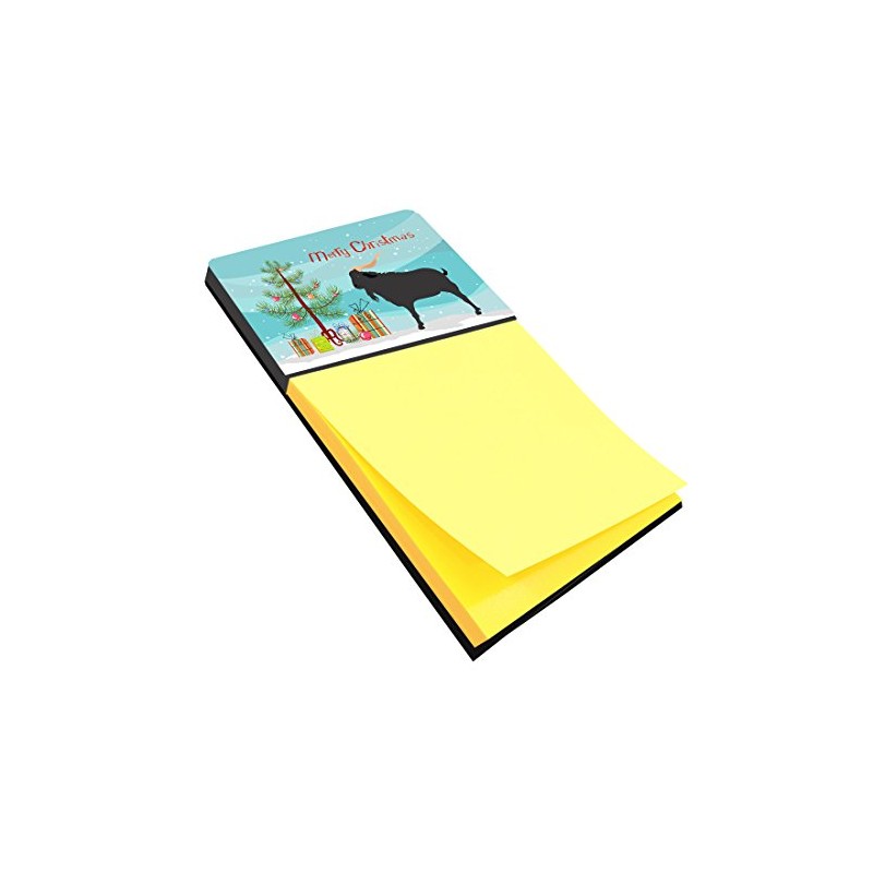 Caroline's Treasures Verata Goat Christmas Sticky Note Holder, Multicolor (BB9249SN)