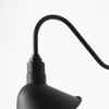mirrea 8" Gooseneck Outdoor Sign Lighting Matte Black Barn Light