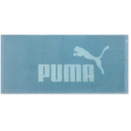 Nasto Puma Face Towel, Approx. 13.4 x 29.5 inches (34 x 75 cm), 100% Cotton (316 (Green))