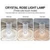 Crystal Table Lamp Light 3 Colours Changing USB Chargeable LED