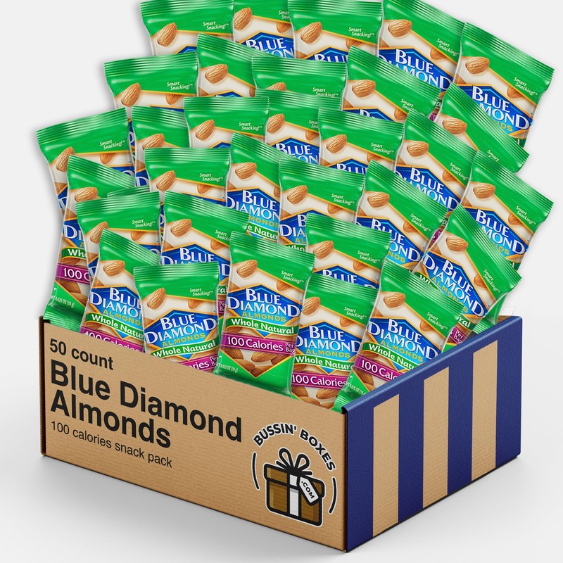 Bulk Blue Diamond Almond 100 Calorie Snack Packs (50 Count)