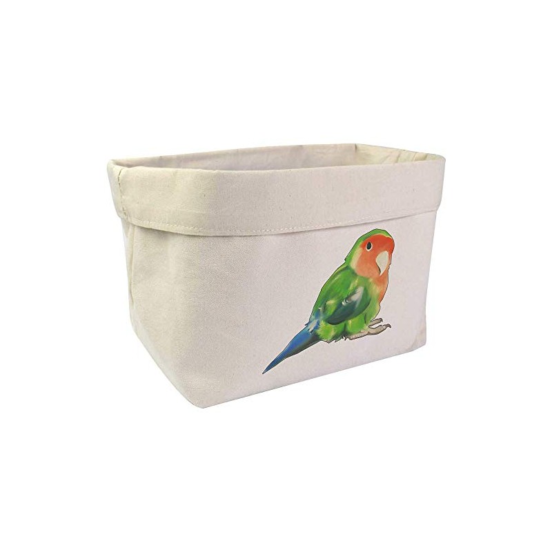 Azeeda Large 'Love Bird' Canvas Organiser/Storage Bag (OR00008470)