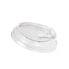 FMP Brands Strawless Lids for 16/20/24 oz Plastic Clear Cup
