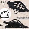 GKETN 6 Pack Flat Hair Claw Clips for Women Duck