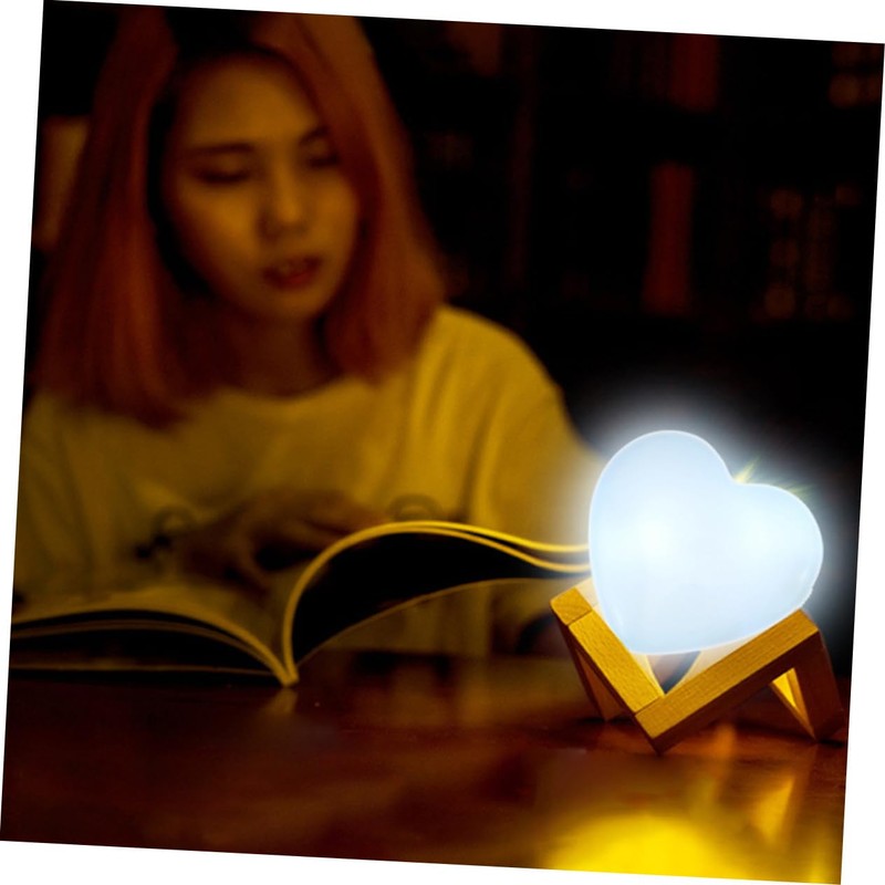 DOITOOL Pack of 2 Heart Night Light Automatic Night Light