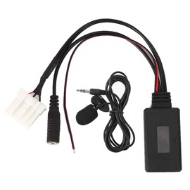 KIMISS AUX‑in Cable Adapter Car Bluetooth 5.0 Microphone Fit for Mazda 2 3 5 6 RX8 + rx8 bluetooth,for Mazda 2 6 bluetooth,AUX‑in Cable Adapter Car Bluetooth Microphone o Module Radio 5