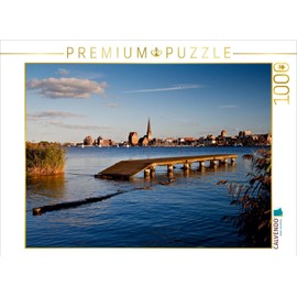 CALVENDO Jigsaw Puzzle View of Rostock 1000 Pieces Size 64 x 48 cm Photo Puzzle Picture by Rico Ködder