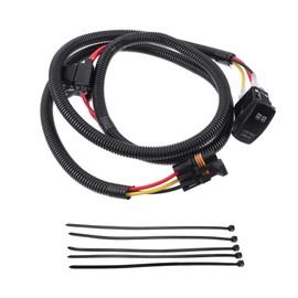 Hihaha Inner/Power Busbar Plug Wire Harness Kit/with on Off Rocker Switch for Polaris for Ranger XP Crew 2018-2023 (Pod-Lights) 1 Set/Black