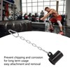 T Bar Row Platform with Chain Carabineer Clips Core Muscles