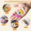 VEGCOO Pack of 60 Food Picks Fruit Forks Kids Skewers