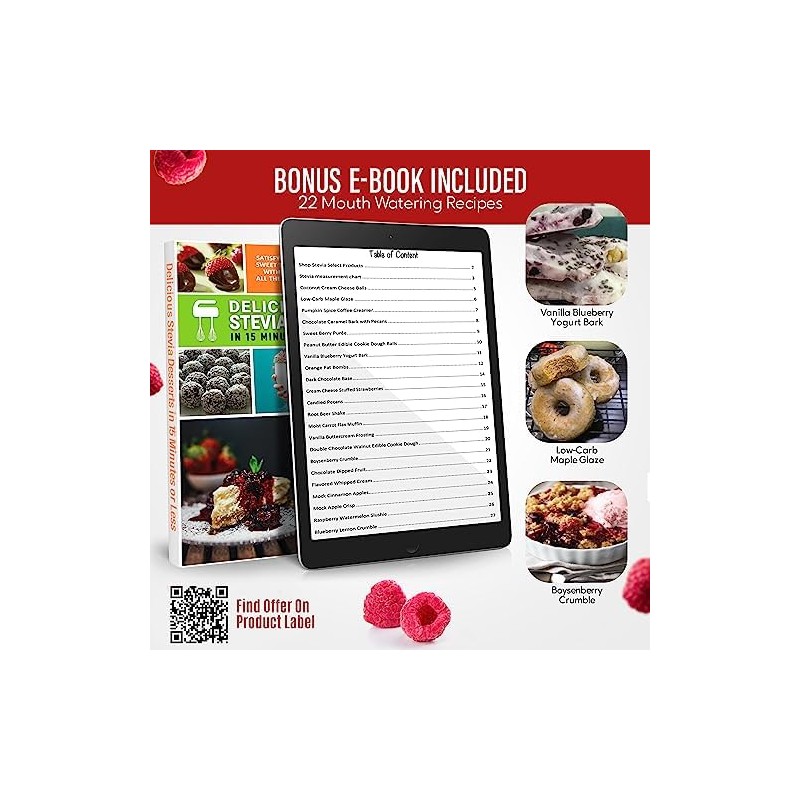 Stevia Select Raspberry Flavored Liquid Stevia – Zero Calorie Coffee,