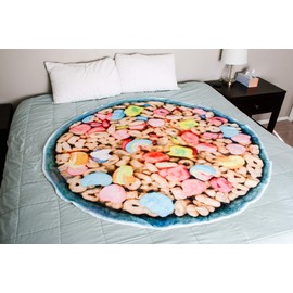 SA Flavor Charmed Cereal Blanket | 60" Novelty Blanket | Food Blanket