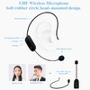 18W Wireless Bluetooth Waterproof Voice Amplifier Portable Headset Microphone with