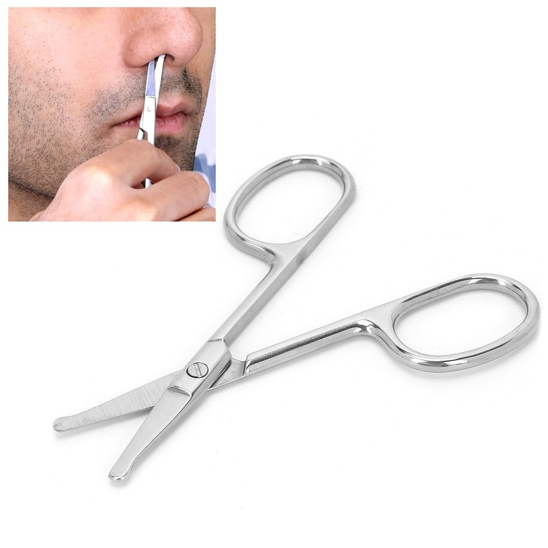 Tijeras para Bigote, Tijeras para Pelo de Nariz de Acero