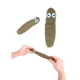 Henbrandt 1x Stretchy Poo Sensory Toy 14cm | 5.5” Fake Poop Turd Squishy Poo Novelty Party Bag Favours Stocking Fillers Funny Fidget Toys Stress Relief and Anxiety Relief for Children and Adults