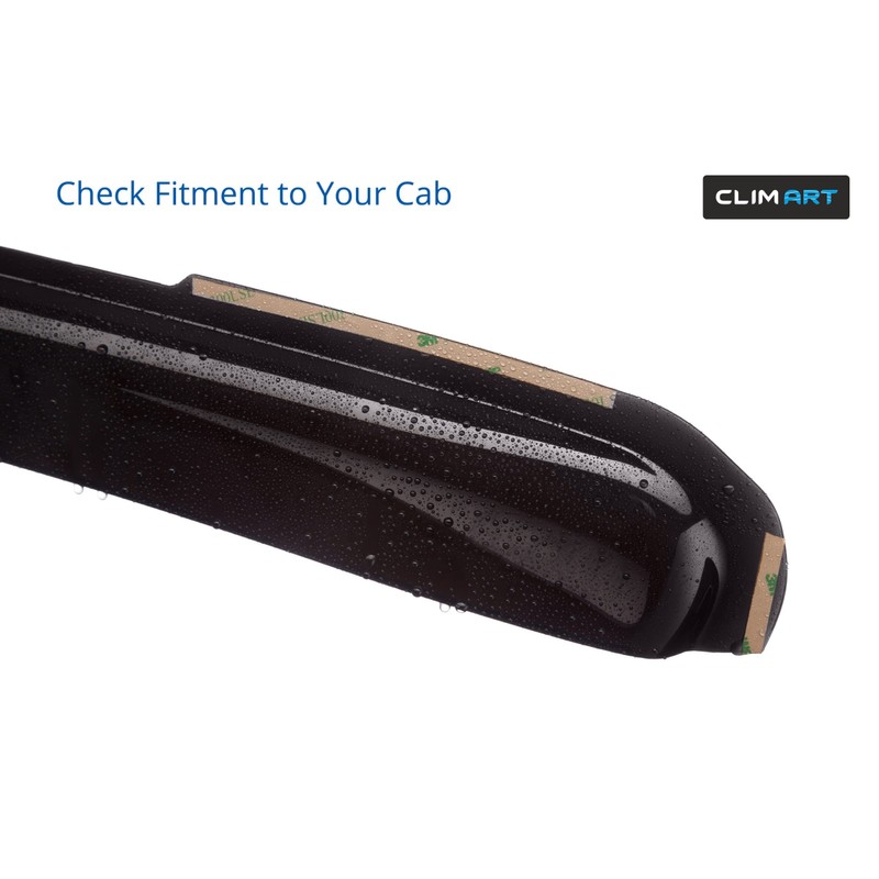 CLIM ART in-Channel Incredibly Durable Rain Guards Compatible with Toyota